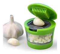 Garlic Press-Garlic Chopper Mini Vegetable Slicer Garlic Mincer Tool Crusher Slicer Twister Garlic Press Kitchen Gadget