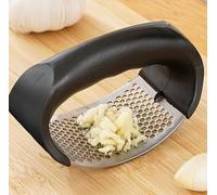 Garlic Press Garlic Crusher Kitchen Garlic Rocker | 304 Stainless Steel | Premium Quality, Ginger Crusher, Easy to Use Kitchen Tool | Chef-Approved Design | One-Hand Operation & Effortless Cleaning