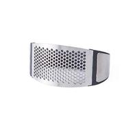 Garlic Press Rocker - Stainless Steel Garlic Mincer Crusher and Peeler Kitchen Gadget Supplies