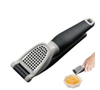 Garlic Press, Stainless Steel Garlic Press, Stainless Steel Manual Garlic Press - Portable Meat Grinder, Garlic Mincer for Garlic, Nuts and Kitchen