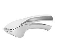 Garlic Press Zinc Alloy Garlic Crusher and Ginger Squeezer, Ergonomic Kitchen Mincer Tool for Easy Crushing Garlic or Ginger, Rust - with Durable Build for Home Cooking a