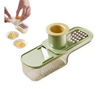 Garlic Slicer, Potato Slicer, Multifunctional Super Thin Garlic Slicers for Kitchen, Handheld Food Slicers Cutter with Container for Vegetables, Carrot, Onion, Zucchini