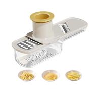Garlic Slicer | Vegetable Chopper with Easy Grip and Container | Garlic Grinder - For Vegetables Onion Food Fruit Carrot Almond Kitchen Restaurant Apartment