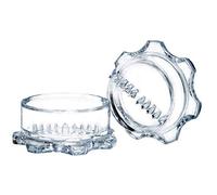 Garlic Twister 3rd Gen - for Garlic/Herb/Nuts, Garlic Press Kitchen Mincer and Grinder, Easy to Clean! (Clear) by NexTrend