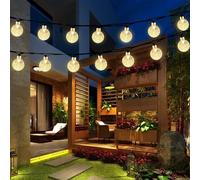 Garlocht Solar Garden Lights, 30LED/5M Solar Fairy Lights. Warm White