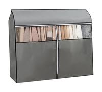 Garment Bag 47IN Rack Cover Coat Covers for Closet with Window Suitable for Clothes Dust Protection Hanger Not Included Gray 80x50x120cm/31x20x47in