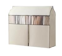 Garment Bag 47IN Rack Cover Coat Covers for Closet with Window Suitable for Clothes Dust Protection Hanger Not Included White 80x50x120cm/31x20x47in