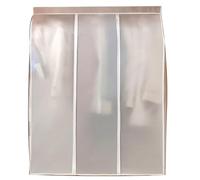 Garment Bag, Clothes Rack Cover with Zipper and Transparent Window, Suitable for Suit Jackets, Skirts, Shirts and Coats(100x50x90cm 9x20x35in)