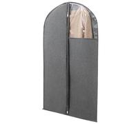 Garment Bag, Suit Cover with Clear Window, Garment Storage Bags for Hanging Clothes for Clothes, Gowns, Coats, Suits(Grey,58x110cm/23x43in)