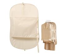 Garment Bag, with Adjustable Carry Strap, Dustproof and Foldable, Storage for Coats and Wardrobe Organisation, for Tidy in the Home Cupboard When Travelling