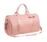 Garment Bags - Carry on Convertible Garment Duffle Bag, Travel Friendly Garments Bag for Suits and Dress Clothes, Convertible Travel Duffel for Business Trips, Vacation, Weekend Getaways, Pink