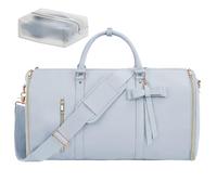 Garment Bags for Travel for Women, Blue, L, Carry-on Garment Bag with Strap