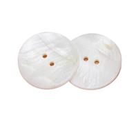 Garment Decoration Shirt Buttons 10pcs Natural of Shell Buttons for Clothing Sewing Accessories Scrapbooking DIY Crafts, Shells White, 24mm