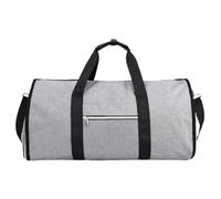Garment Duffel Bag Large Tote Men's Garment Bag for Outdoor Business Camping Light Gray 55x29x30cm