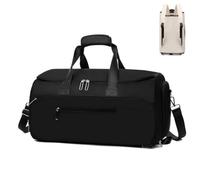 Garment Duffle Bag for Travel, 3-in-1 Garment Bags Carry On Hanging Suit Bag, Black, One Size, Modern