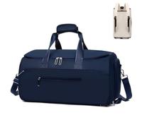 Garment Duffle Bag for Travel, 3-in-1 Garment Bags Carry On Hanging Suit Bag, Blue, One Size, Modern