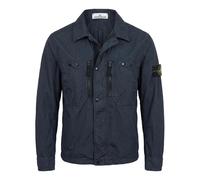 Garment Dyed Overshirt - male - Stone Island - Light Jackets - Blue - M - Jackets M