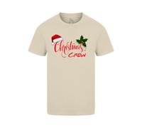 GARMENT GUARDIANS Christmas Crew T Shirts - Family Christmas T-Shirts for Men & Women, Matching Christmas Eve Outfits, Holiday T Shirt - Perfect for Xmas Looks Sand