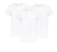 GARMENT GUARDIANS Crew Neck T-Shirt for Men - Short Sleeve, Classic Fit, Multipack Plain Tops - 100% Cotton - 3 Pack