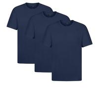 GARMENT GUARDIANS Crew Neck T-Shirt for Men - Short Sleeve, Classic Fit, Multipack Plain Tops - 100% Cotton - 3 Pack