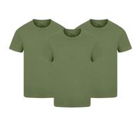 GARMENT GUARDIANS Men's Crew Neck T-Shirts - Short Sleeve, Classic Fit, Multipack Plain Tops - 100% Cotton - 3 Pack