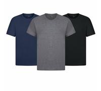 GARMENT GUARDIANS Men's Crew Neck T-Shirts - Short Sleeve, Classic Fit, Multipack Plain Tops - 100% Cotton - 3 Pack