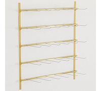 Garment Rack Storage Shelves, Modern Clothes Hanging Bar, Wall Mounted Display Stand, Multi-Function Organizer for Socks, Underwear, and Jewelry