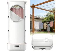 Garment Steamer, 900W Automatic Wireless Vertical Steam Iron for Clothes & Fabrics, Electric Clothes Drying Rack, Perfect for Home & Travel