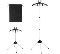 Garment Steamer Holder, Clothes Steamer Hanger | Folding Clothes Rack with Adjustable Height for Motorhome Travel University Residence Apartment Jacket Trouser Dress Travel