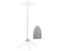 Garment Steamer Rack - Folding Coat Rack, Vertical Clothes Stand | Fabric Organizer For Shirts, Dresses, Robes, Uniforms, Laundry, Wardrobe, Hotel Bedroom, Ironing, Equipment
