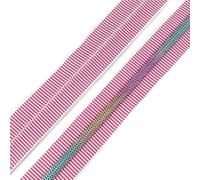 Garment Zipper 5# Purple Light Gold/Black Colored/Pink Gold Nylon Zipper Tape, Length 4/5/2m Plastic Zips for The Meter(Pink Dark Purple,3Meters)