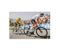 GARMERS Jonas Vingegaard And Tadej Pogacar Cycling Cyclist Canvas Poster Prints For Home Office Etc. Wall Deco Collections 16x24inch(40x60cm) Unframe-style