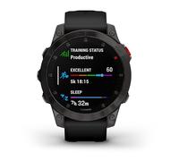 Garmin 010-02582-10 epix Gen 2, Premium active smartwatch, Health and wellness features, touchscreen AMOLED display, adventure watch with advanced features, black titanium