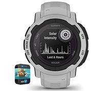Garmin 010-02627-11 Instinct 2 Solar 45mm GPS Smartwatch Mist Gray Bundle with 2 Year Premium Protection Plan