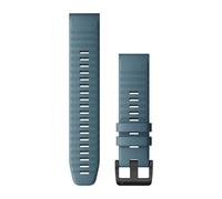 Garmin 22mm QuickFit watch band, Silicone, Lakeside Blue