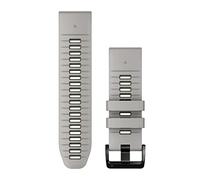 Garmin Quickfit 26 Mm Silicone Strap Grey,Silver One Size Fog Gray / Moss