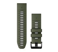 Garmin 26mm QuickFit watch band, Silicone, Moss/Graphite