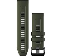 Garmin 26mm QuickFit watch band, Silicone, Moss | Official Garmin watch band, fits select fēnix, instinct & more, ideal for daily wear, sports & daily wear, sweat resistant