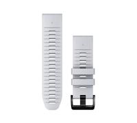 Garmin 26mm QuickFit watch band, Silicone, Whitestone | Official Garmin watch band, fits select fēnix, instinct & more, ideal for daily wear, sports & daily wear, sweat resistant