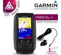 Garmin 4.3 STRIKER Plus 4 GPS Fish Finder with Dual-Beam CHIRP Sonar Transducer