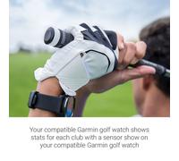 Garmin Approach CT10 Golf Club Tracking Sensors, Automatic Golf Tracking System, Full set of 14 Sensors, White