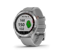 Garmin Approach S40, Stylish GPS Golf Smartwatch, Lightweight With Touchscreen Display, Gray/Stainless Steel