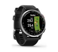 Garmin Approach S44 Golf GPS Watch - Silver Aluminium Bezel / Black