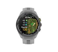 Garmin Approach S70-42 MM Black Ceramic Bezel with Silicone Strap Powder Grey