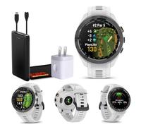 Garmin Approach S70 42MM GPS Golf Fitness Preimum Smartwatch for Men, Lightweight 1.2" Touchscreen AMOLED Display and 42000 Preloaded Courses -White- Garmin Watches for Men