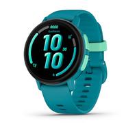 Garmin Bounce 2, LTE Smartwatch & Fitness Tracker for Kids, Two way calling, Text messages, Real time location tracking, Music, Swim-Friendly, Adjustable Watch Band,up to 2 days battery life,Turquoise