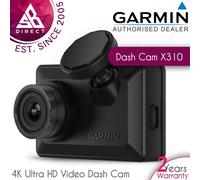 Garmin Dash Cam X310│4K Touchscreen Car Dash Camera│140° FieldView│Voice Control