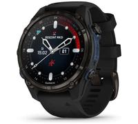 Garmin Descent Mk3i Dive Watch - 43mm Carbon Grey DLC Titanium with Black Silicone Band
