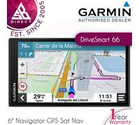 Garmin DriveSmart 66 6" GPS Sat Nav│Amazon Alexa│Full Europe Maps + Live Traffic