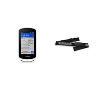 Garmin Edge Explore 2 3inch Bike Computer with Intuitive GPS Garmin HRMDual Premium Heart Rate Monitor Chest Strap Real Time Heart Rate Data via B